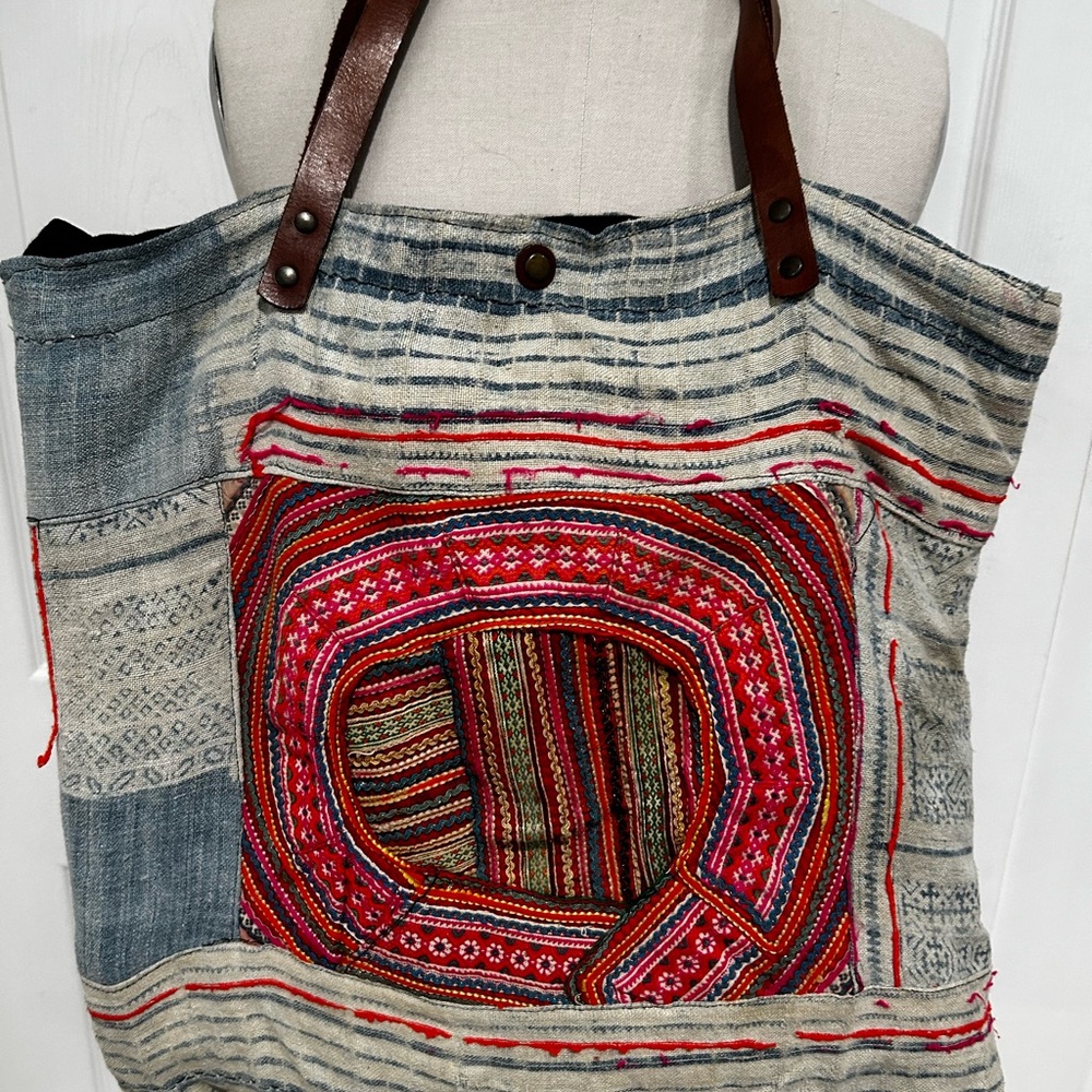 Bohemian Patchwork Tote Bag